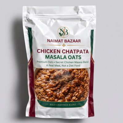 Chicken Chatpatta Masala Oats (Instant Savory Meal)